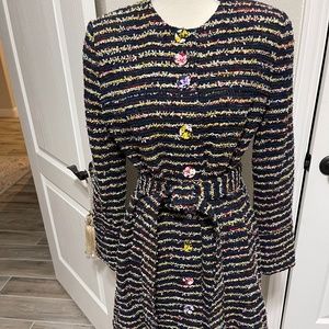 Cabi- Headline Topper Size 8 Multicolored Statement Jacket